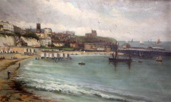 John Lasalle Williamson Morning, Broadstairs 1910, 12 x 20in.